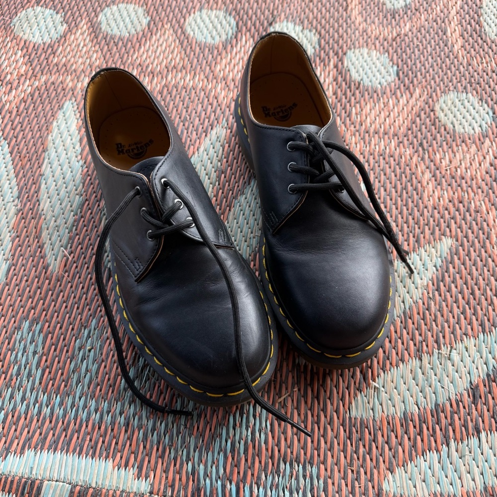 Dr. Martens 1461 Black Smooth Leather Oxford Shoes